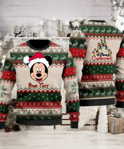 Mickey Santa Personalized Disney Cartoon Lover Christmas Gift Ugly Christmas Sweater