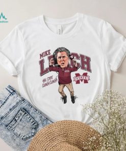 Mike leach caricature mississippI state university collection t shirt