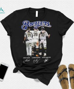 Milwaukee Brewers Josh Hader Baseball Player Name & Number T-Shirt  S-5XL Gift