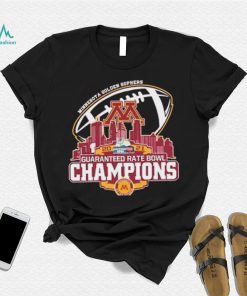 Minnesota Golden Gophers 2021 Guaranteed Rate Bowl city Champions Shirt