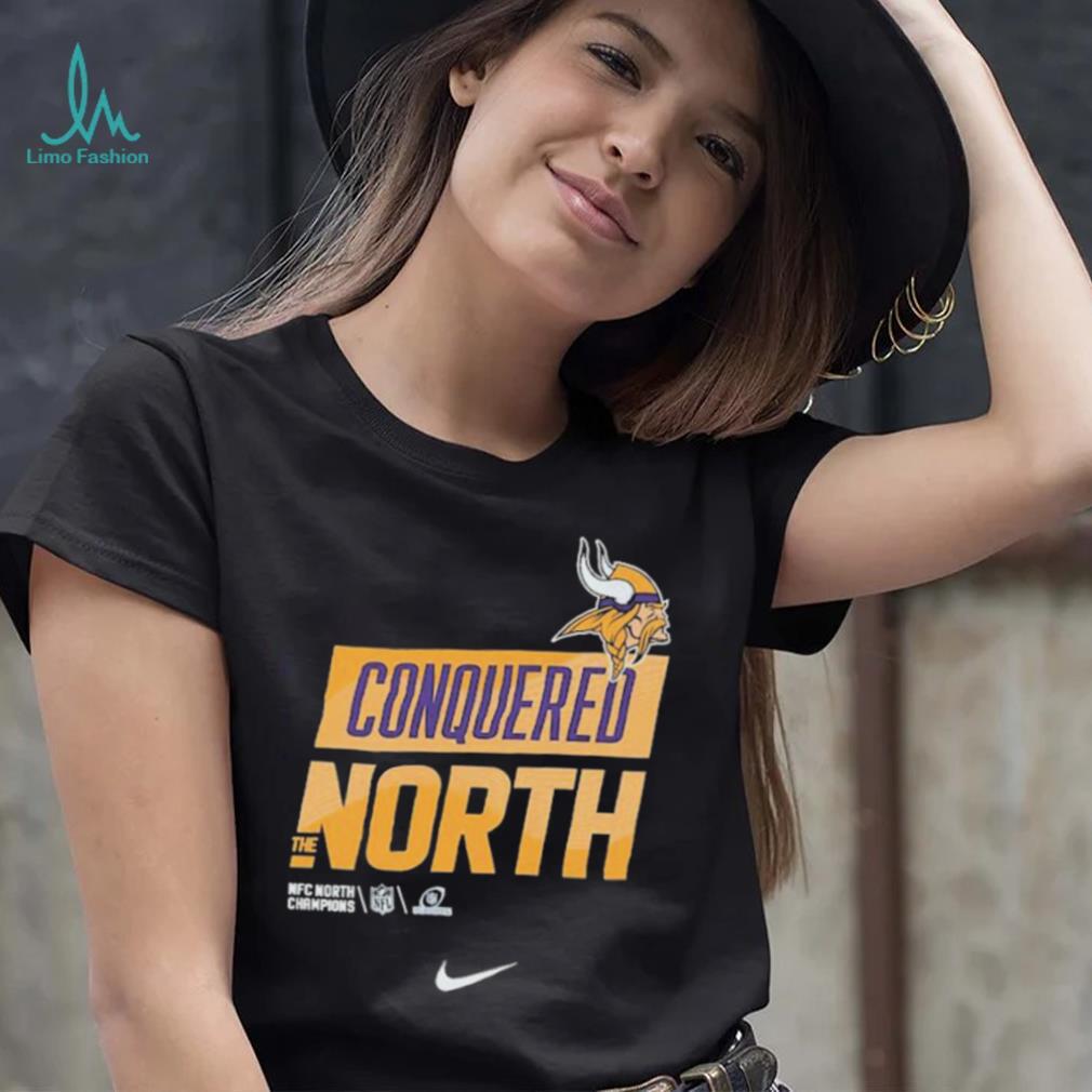 Minnesota Vikings Nike Conquered The North 2022 NFC North Division Champions Shirt Minnesota Vikings Nike Conquered The North 2022 NFC North Division Champions Shirt