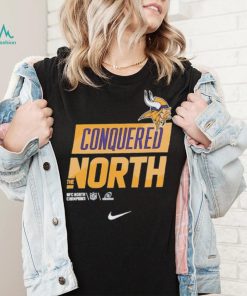 Minnesota Vikings Nike Conquered The North 2022 NFC North Division Champions Shirt