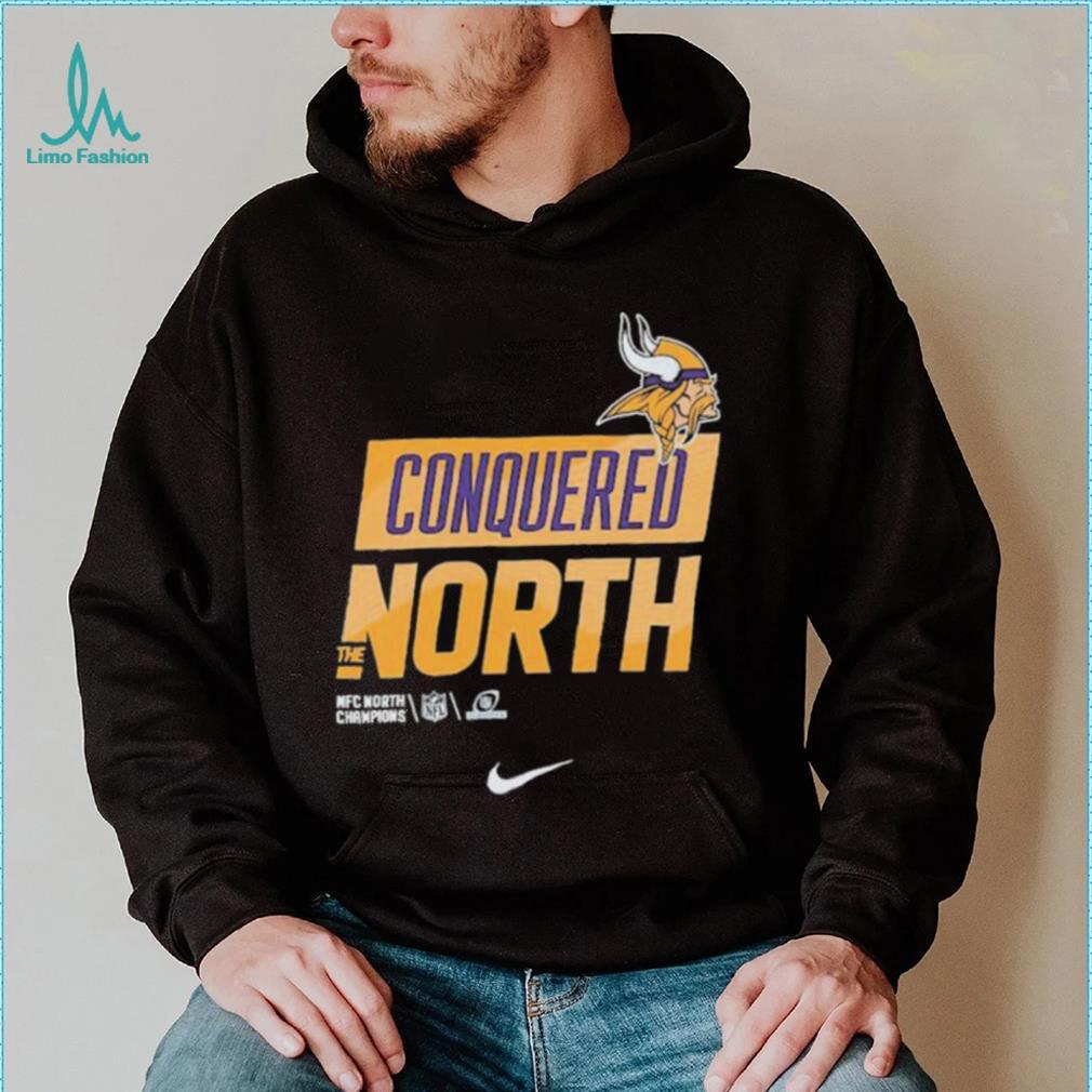 Minnesota Vikings Nike Conquered The North 2022 Nfc North Division Champions  Shirt Hoodie