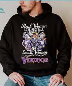 Minnesota Vikings Real Women Love Football Smart Women Love The Vikings 2022 Signatures Shirt