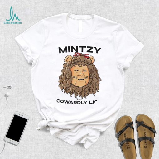 Mintzy the Cowardly Lion face shirt