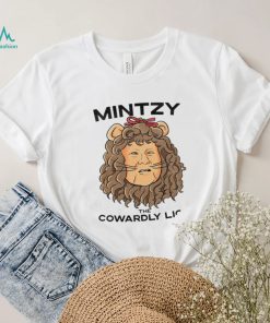 Mintzy the Cowardly Lion face shirt2