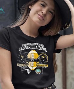 Mizzou Tigers vs Wake Forest Official Gasparilla Bowl 2022 Dueling Helmets Shirt