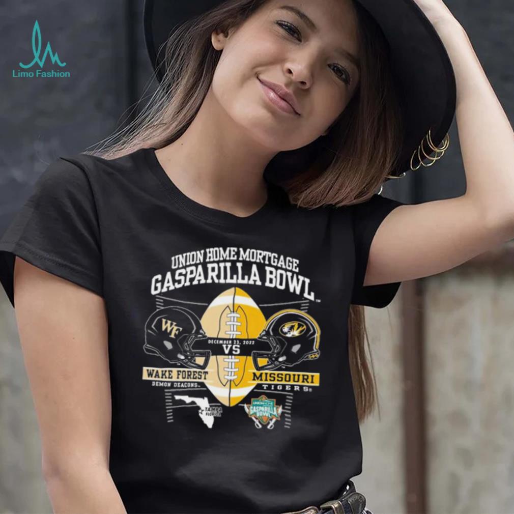 Mizzou Tigers vs Wake Forest Official Gasparilla Bowl 2022 Dueling Helmets Shirt Mizzou Tigers vs Wake Forest Official Gasparilla Bowl 2022 Dueling Helmets Shirt
