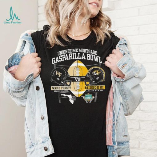 Mizzou Tigers vs Wake Forest Official Gasparilla Bowl 2022 Dueling Helmets Shirt