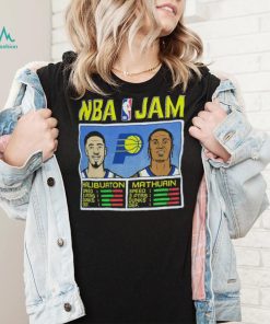 NBA Jam Indiana Pacers Tyrese Haliburton Bennedict Mathurin Shirt2