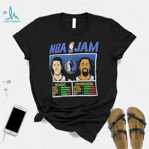 NBA Jam Luka Doncic & Spencer Dinwiddie Dallas Mavericks Shirt