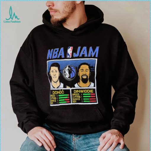 NBA Jam Luka Doncic & Spencer Dinwiddie Dallas Mavericks Shirt