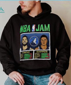 NBA Jam Minnesota Timberwolves Karl Anthony Towns & Anthony Edwards Shirt
