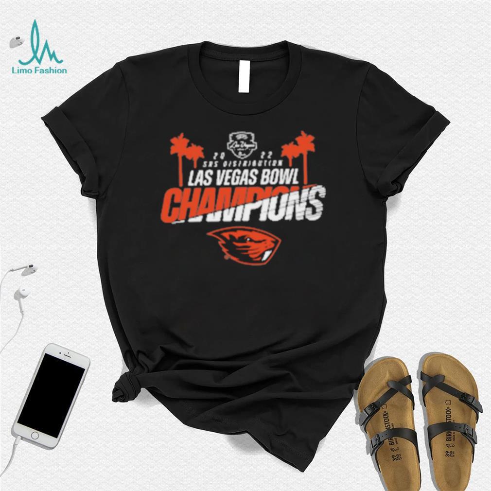 NCAA Las Vegas Bowl 2022 Champions Black Oregon State Beavers Logo Shirt NCAA Las Vegas Bowl 2022 Champions Black Oregon State Beavers Logo Shirt