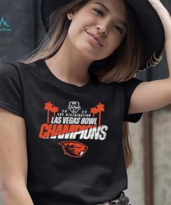 NCAA Las Vegas Bowl 2022 Champions Black Oregon State Beavers Logo Shirt