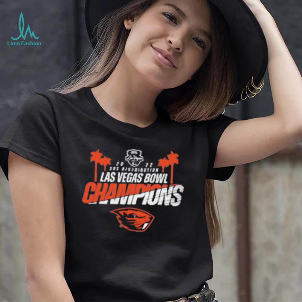 NCAA Las Vegas Bowl 2022 Champions Black Oregon State Beavers Logo Shirt NCAA Las Vegas Bowl 2022 Champions Black Oregon State Beavers Logo Shirt