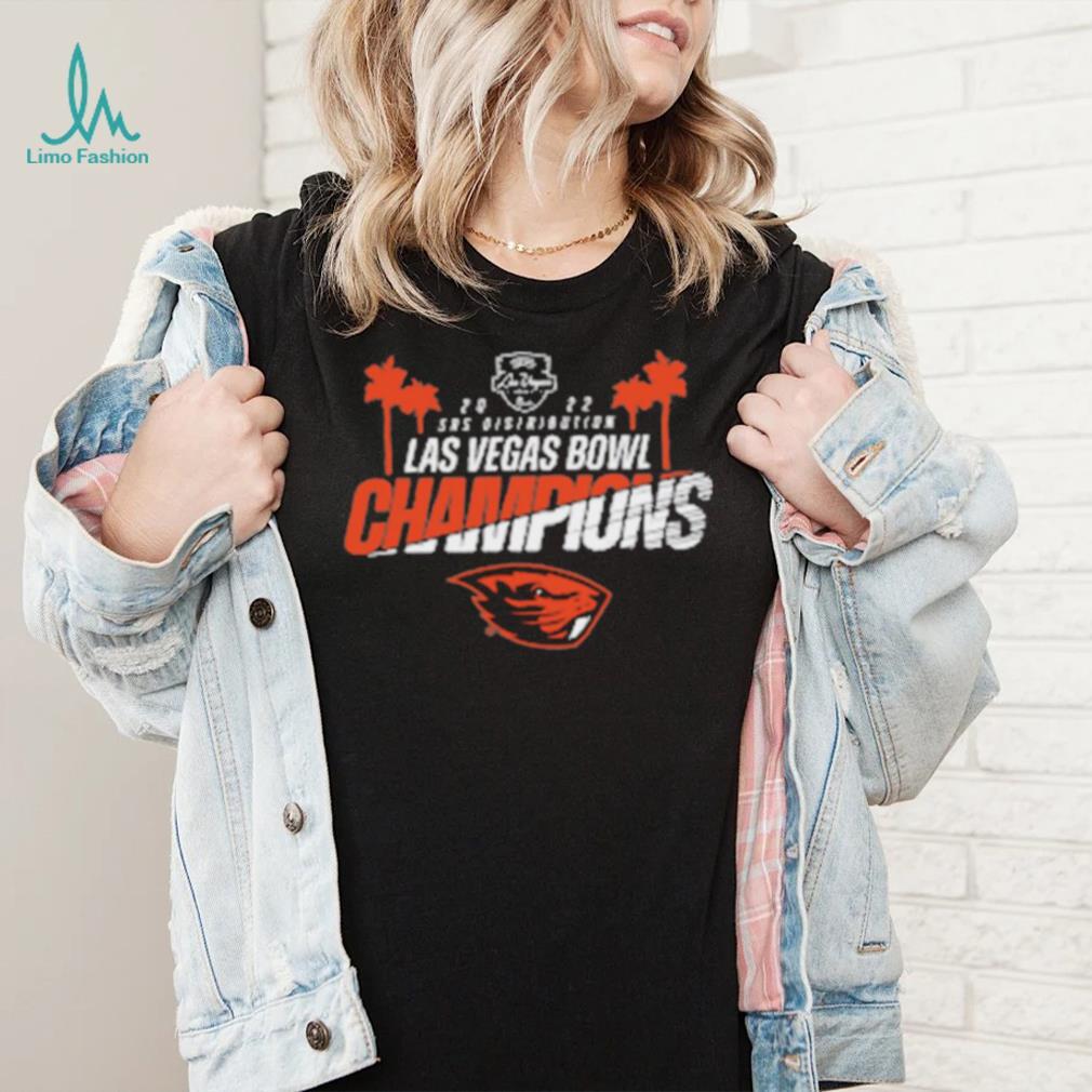 NCAA Las Vegas Bowl 2022 Champions Black Oregon State Beavers Logo Shirt NCAA Las Vegas Bowl 2022 Champions Black Oregon State Beavers Logo Shirt