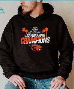 NCAA Las Vegas Bowl 2022 Champions Black Oregon State Beavers Logo Shirt