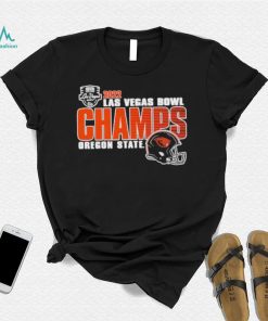 NCAA Oregon State Beavers 2022 Las Vegas Bowl Champions Helmet Logo Shirt