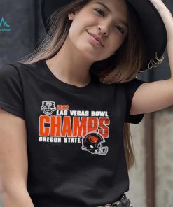 NCAA Oregon State Beavers 2022 Las Vegas Bowl Champions Helmet Logo Shirt