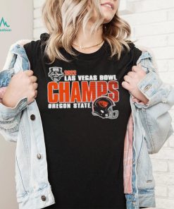 NCAA Oregon State Beavers 2022 Las Vegas Bowl Champions Helmet Logo Shirt