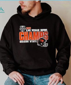 NCAA Oregon State Beavers 2022 Las Vegas Bowl Champions Helmet Logo Shirt