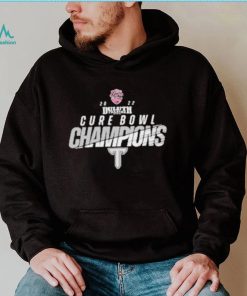 NCAA Troy Trojans Champions 2022 Cure Bowl Final Team Logo Shirt