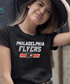 NHL Philadelphia Flyers Levelwear Black Richmond Undisputed Logo Shirt