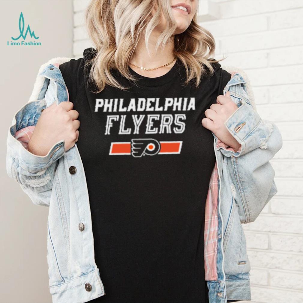 NHL Philadelphia Flyers Levelwear Black Richmond Undisputed Logo Shirt NHL Philadelphia Flyers Levelwear Black Richmond Undisputed Logo Shirt