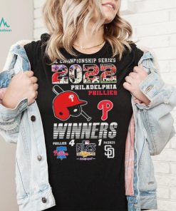 NL Championship Series 2022 Philadelphia Phillies Winners 4 1 San Diego Padres Shirt