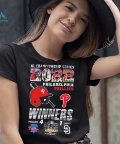 NL Championship Series 2022 Philadelphia Phillies Winners 4 1 San Diego Padres Shirt