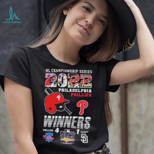 NL Championship Series 2022 Philadelphia Phillies Winners 4 1 San Diego Padres Shirt