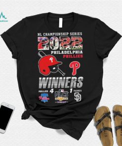 NL Championship Series 2022 Philadelphia Phillies Winners 4 1 San Diego Padres Shirt