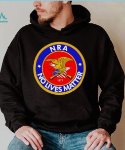 NRA no lives matter retro logo shirt