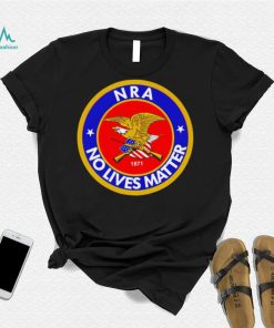 NRA no lives matter retro logo shirt