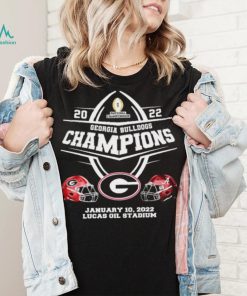 National Championship Georgia Bulldogs January 10. 2022 Lucas Oil Stadium Shirt