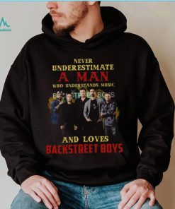 Never Underestimate A Man Who Loves Bsb Backstreet Boys shirt