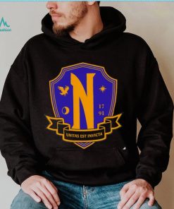 Nevermore Academy Wednesday Unitas Est Invicta logo shirt