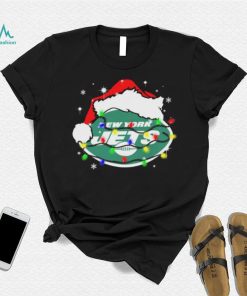 New York Jets Santa Hat Christmas Light Shirt