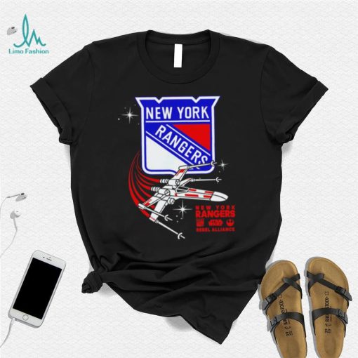 New York Rangers Star Wars Rebel Alliance logo 2022 shirt