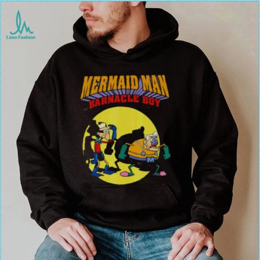 Nickelodeon Spongebob Mermaid Man Batman Comics Inspired shirt