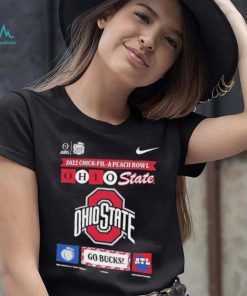 Nike 2022 23 College Football Playoff Peach Bowl Bound Ohio State Buckeyes Shirt