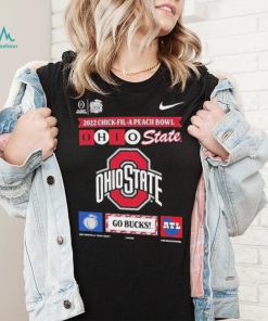 Nike 2022 23 College Football Playoff Peach Bowl Bound Ohio State Buckeyes Shirt