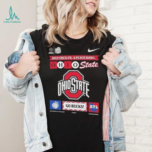 Nike 2022 23 College Football Playoff Peach Bowl Bound Ohio State Buckeyes Shirt