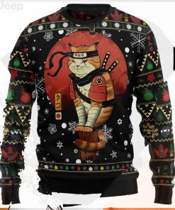 Ninja Cat Ugly Christmas Sweater