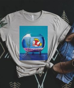 Nintendo Mario cheep cheep fish bowl t shirt