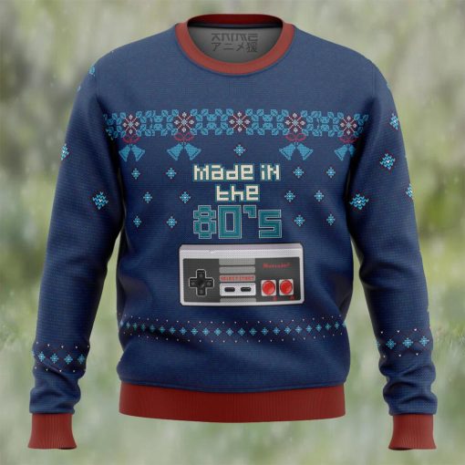 Nintendo made in the 80s Ugly Christmas Sweater