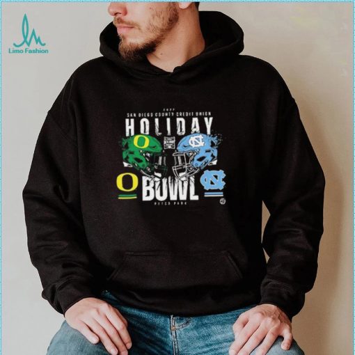 North Carolina Tar Heels vs Oregon Ducks Holiday Bowl 2022 Shirt