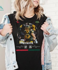 North Dakota State 35 32 Incarnate Word football 2022 Final score shirt