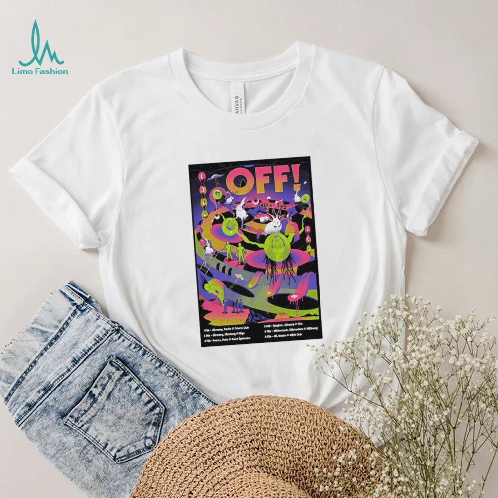 OFF Tour 2023 UK & EU Poster shirt OFF Tour 2023 UK & EU Poster shirt